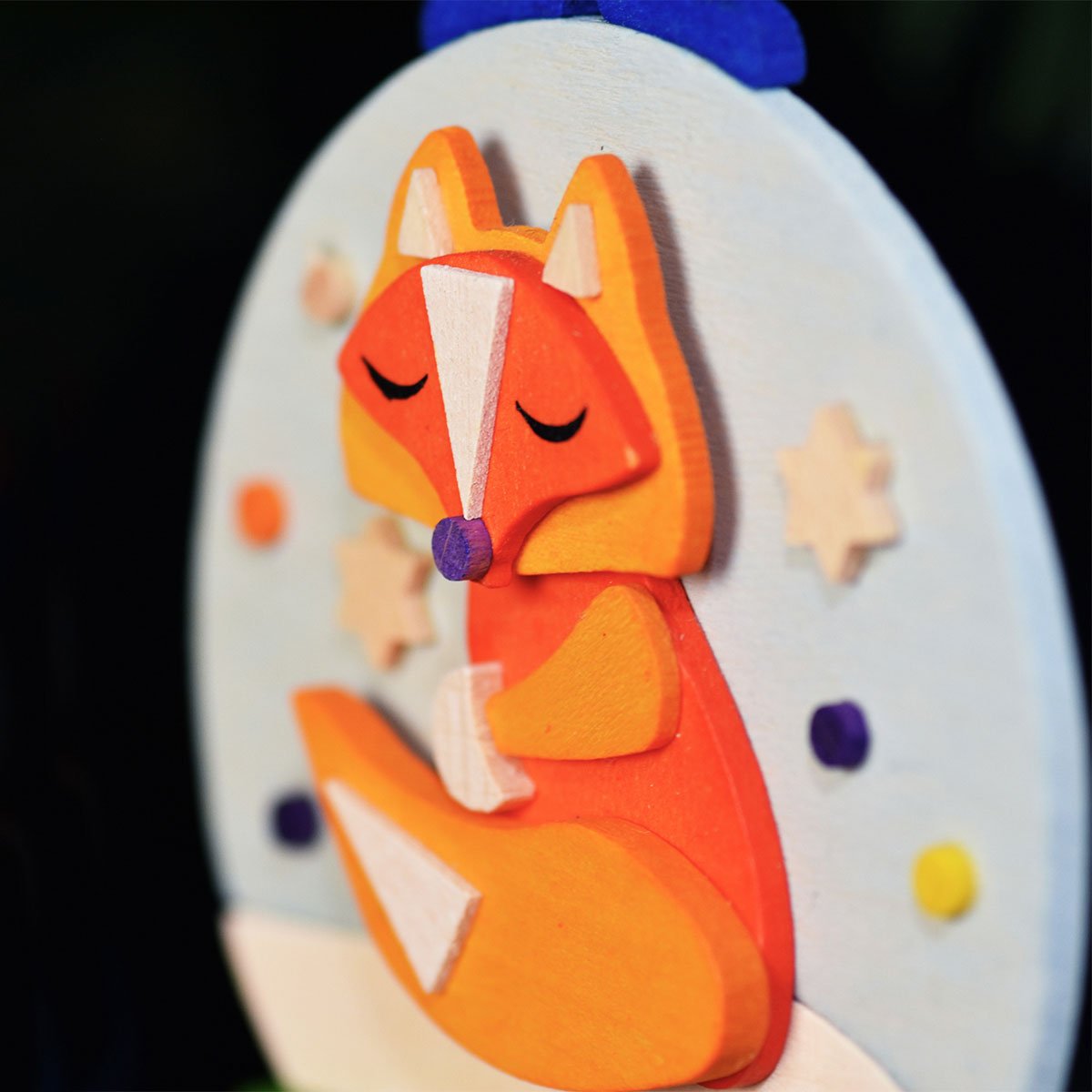 Snow Globe - Felix the Fox - Christmas tree decoration